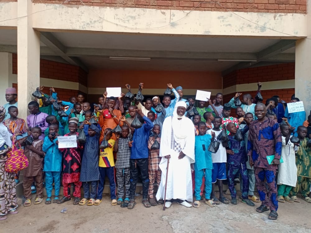 Caritas Bénin fête la Tabaski avec les Enfants en Situation de Mendicité